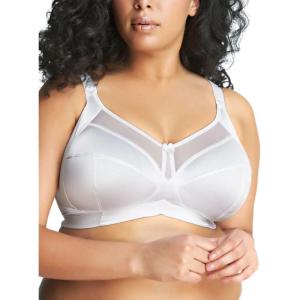 imageGODDESS Womens Plus Size Keira Wireless Soft Cup BraWhite