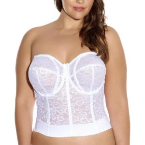 imageGODDESS womens Lace Bustier BraWhite